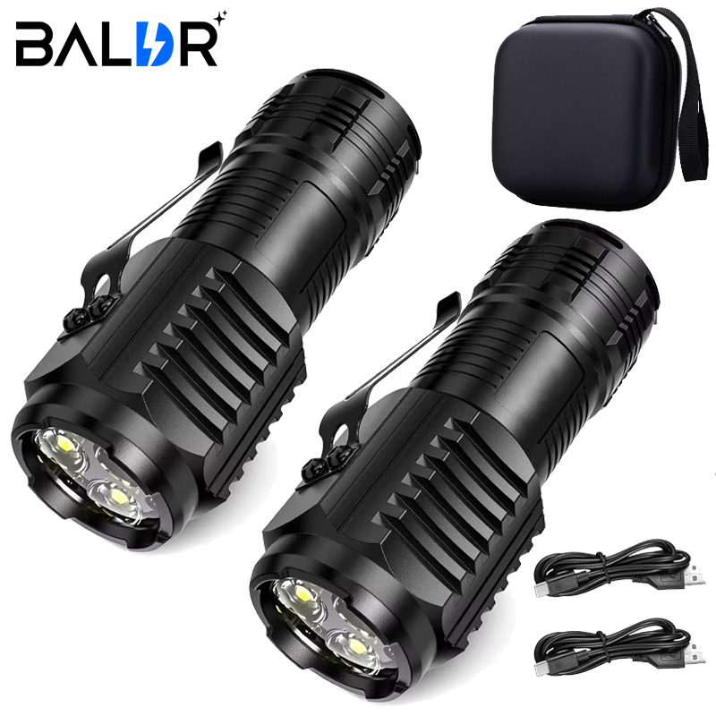 Outdoor Lighting Construction - Mini 3 LED Flashlight With Pen