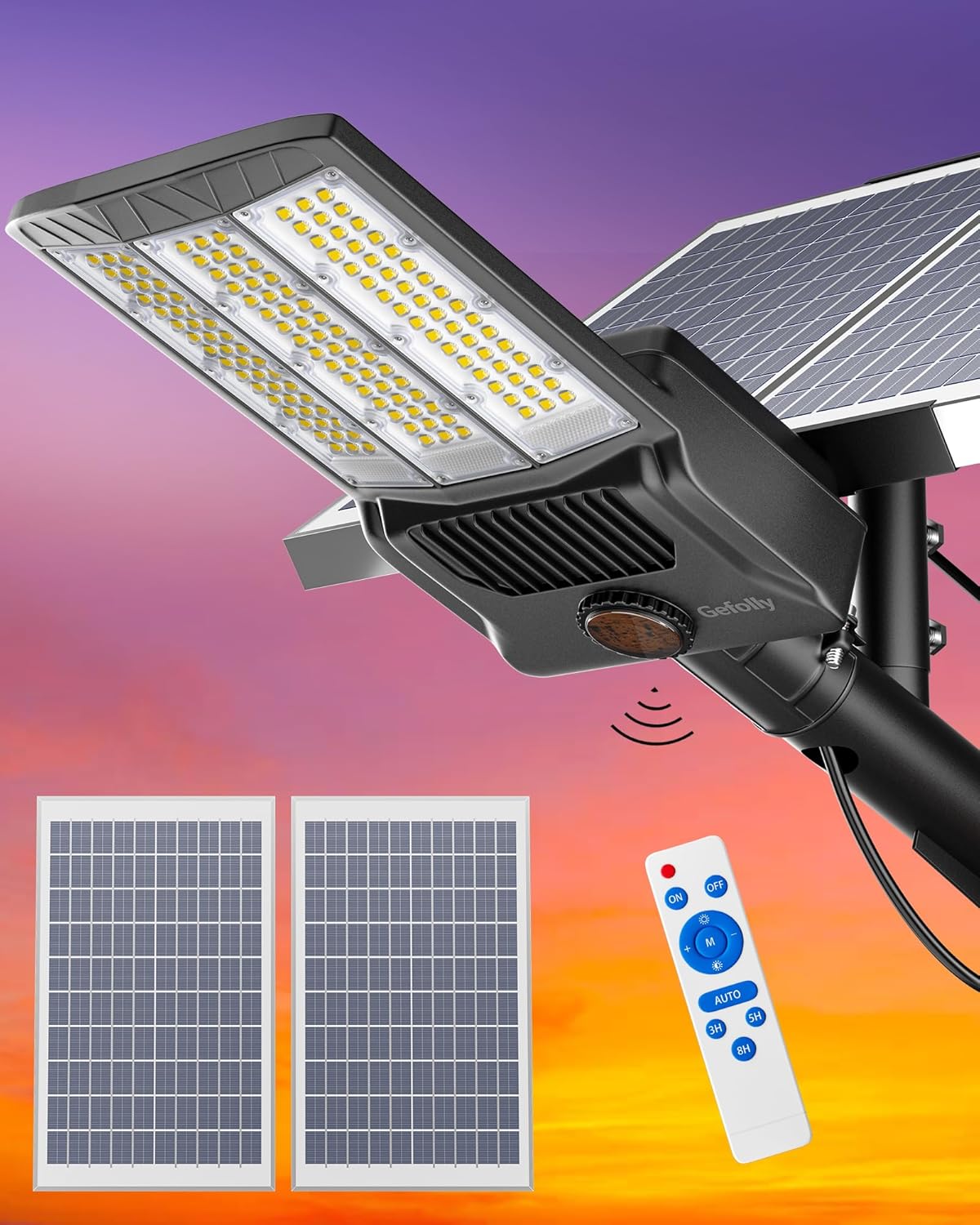 Outdoor Lighting Dusk To Dawn - Solar Street Lights Outdoor, Commercial Parking