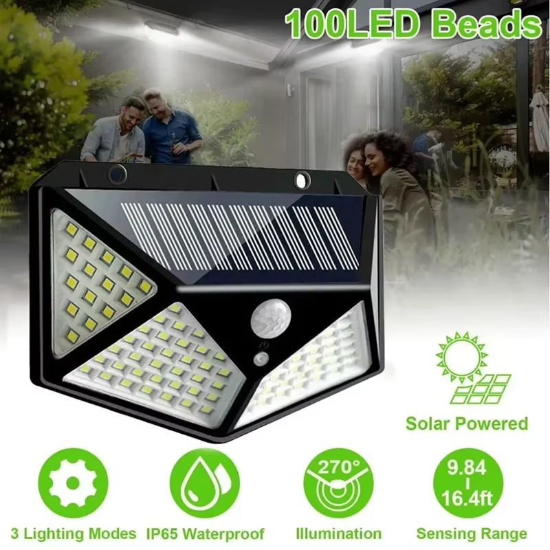 Outdoor Lighting Experts - 1/2/4PCS Motion Sensor Solar Lights Outdoor,Waterproof
