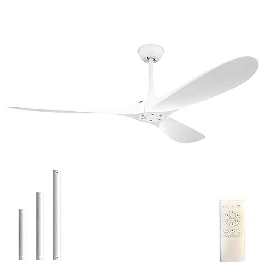Outdoor Lighting Remote Control - 52'' Outdoor Ceiling Fan No Light,
