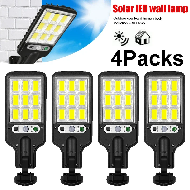 Photocell Outdoor Lighting - Powerful LED Solar Outdoor Courtyard Wall