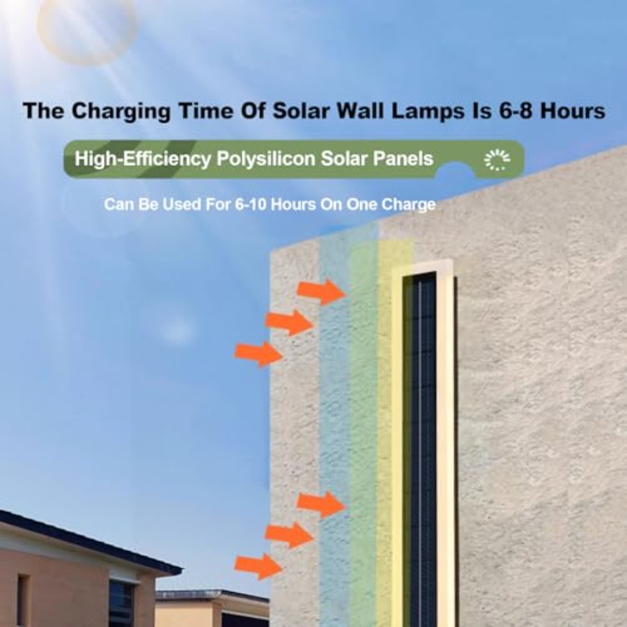Solar Wall Lights Outdoor Wate - Outdoor Lighting Dusk To Dawn 评论和价格
