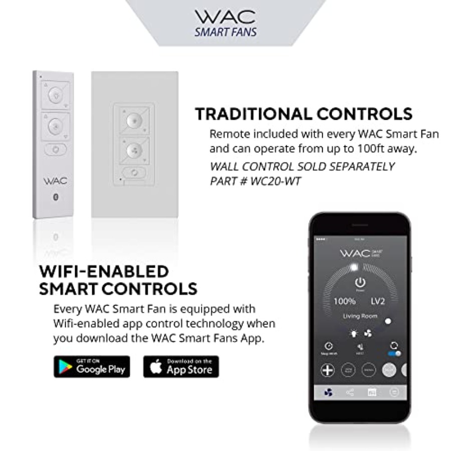 Smart 3-Blade Ceiling Fan 52in - Outdoor Lighting Remote Control 评论和价格