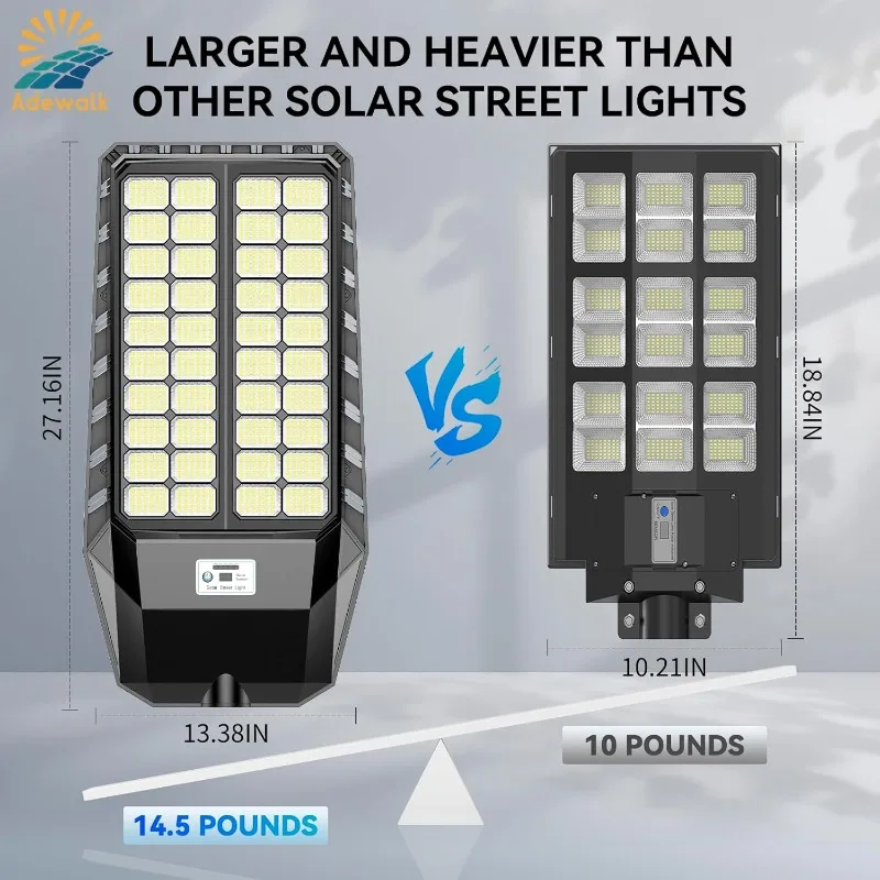 9000W Solar Lights Outdoor, Wa - Outdoor Lighting Dusk To Dawn 评论和价格