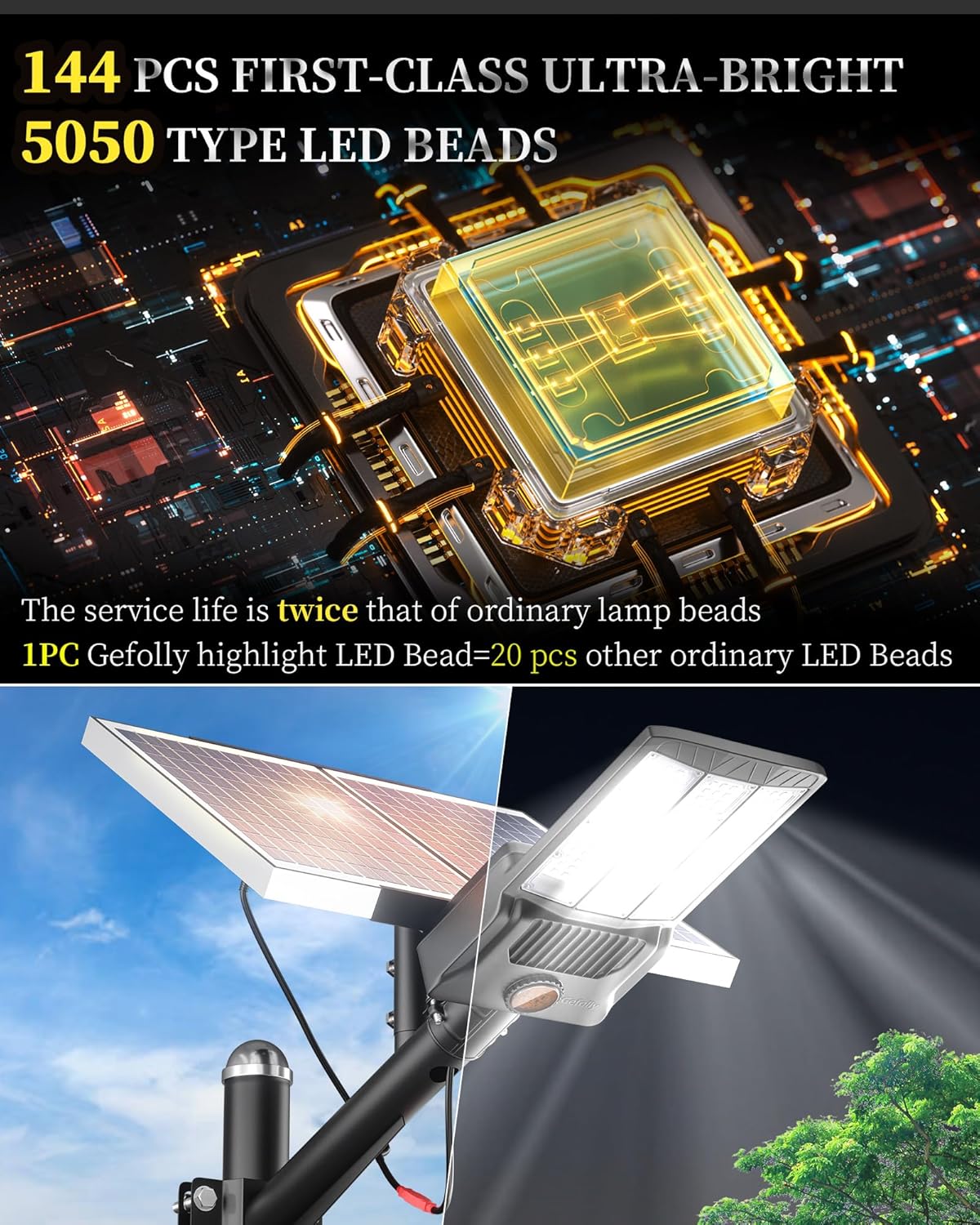 Solar Street Lights Outdoor, C - Outdoor Lighting Dusk To Dawn 评论和价格