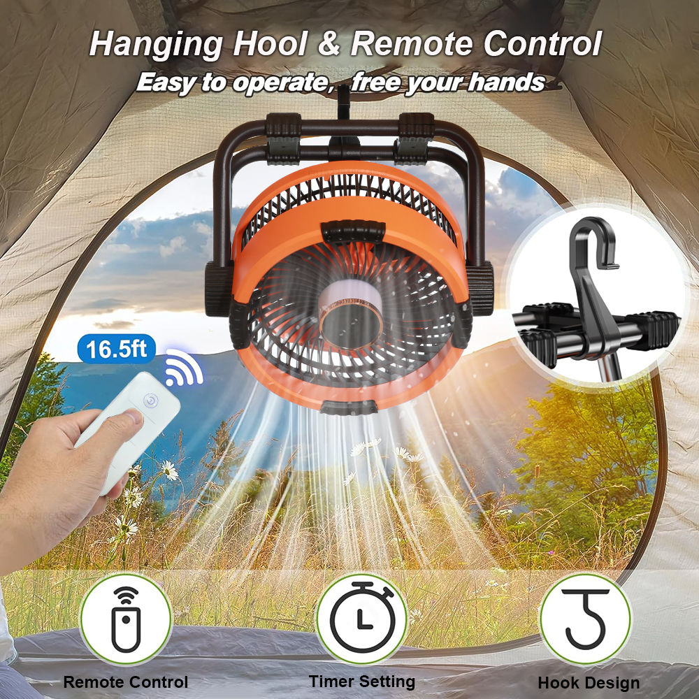 Ceiling Fan Portable Electric  - Outdoor Lighting Remote Control 评论和价格