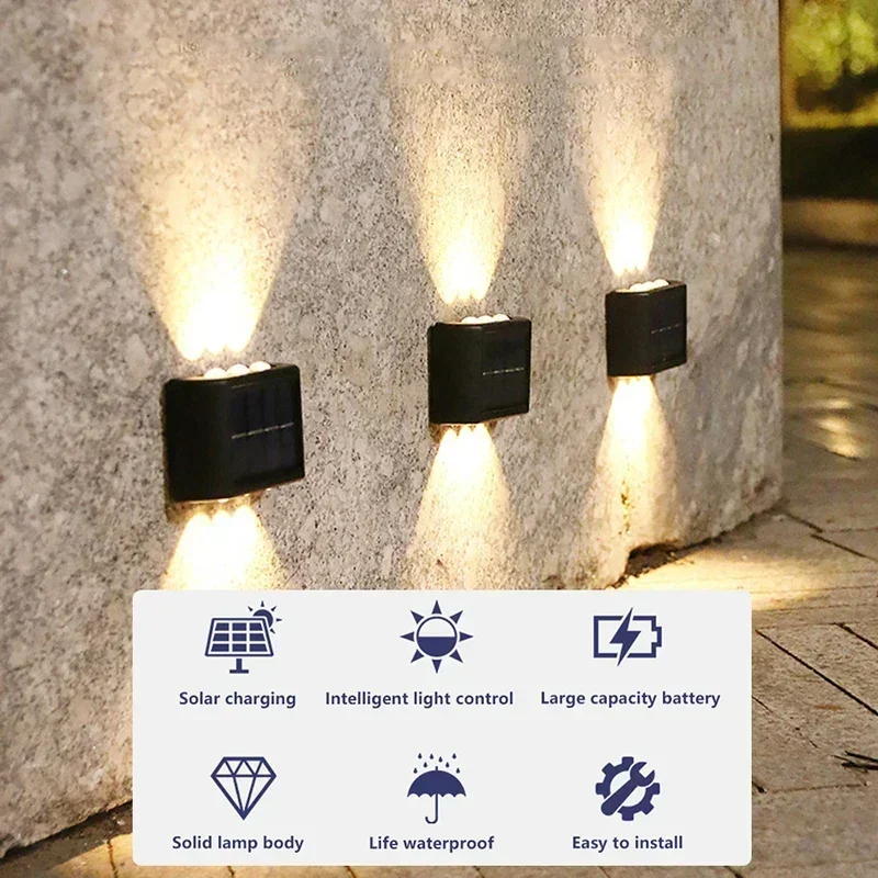 COB Solar Wall Lamp Outdoor Wa - Photocell Outdoor Lighting 评论和价格