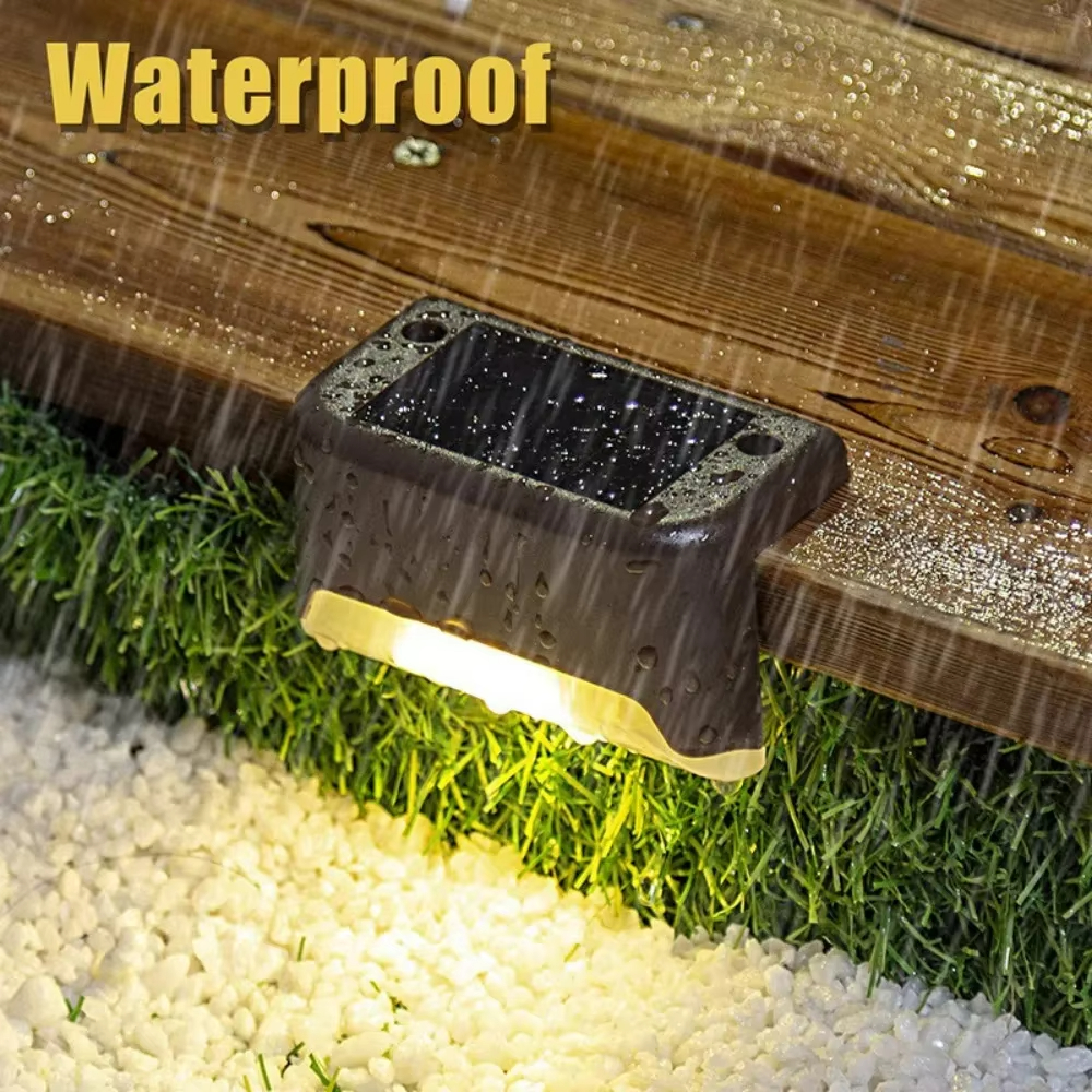 4PCS Solar Deck Light Outdoor  - Photocell Outdoor Lighting 评论和价格