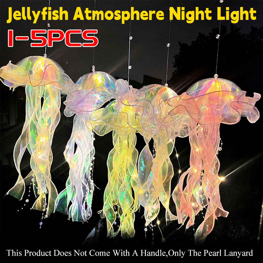 Gradient Jellyfish LED Night L - Outdoor Lighting Pendant 评论和价格