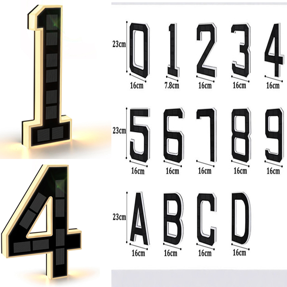 Solar House Number Lights Hous - Outdoor Lighting Experts 评论和价格