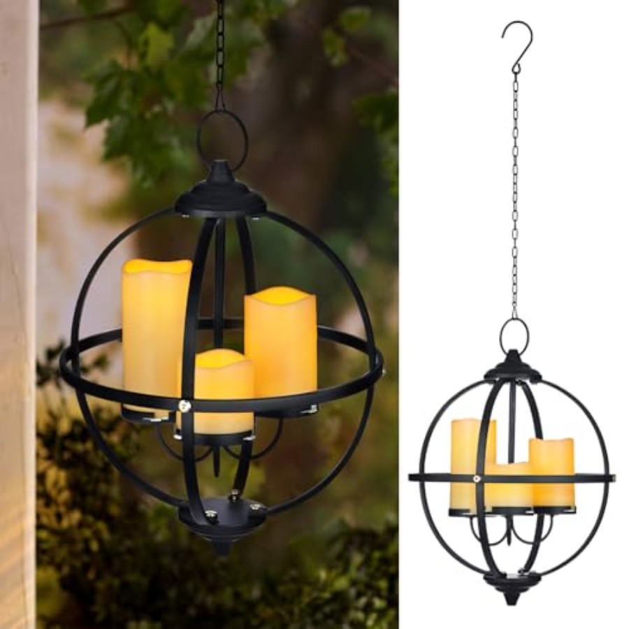 Battery Operated Outdoor Cle C - Outdoor Lighting Pendant 评论和价格
