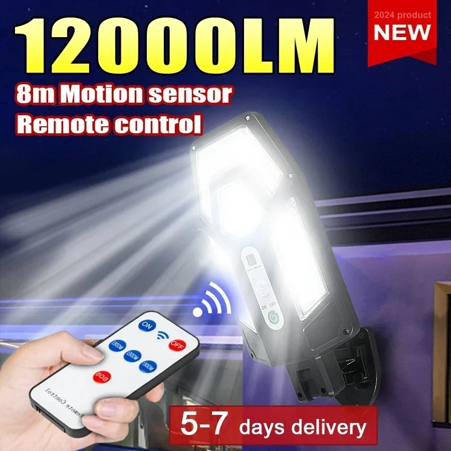 12000LM Powerful Solar Wall La - Photocell Outdoor Lighting 评论和价格