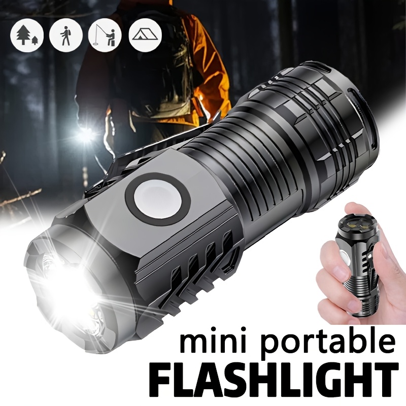 Mini 3LED Flashlight With Pen  - Outdoor Lighting Construction 评论和价格