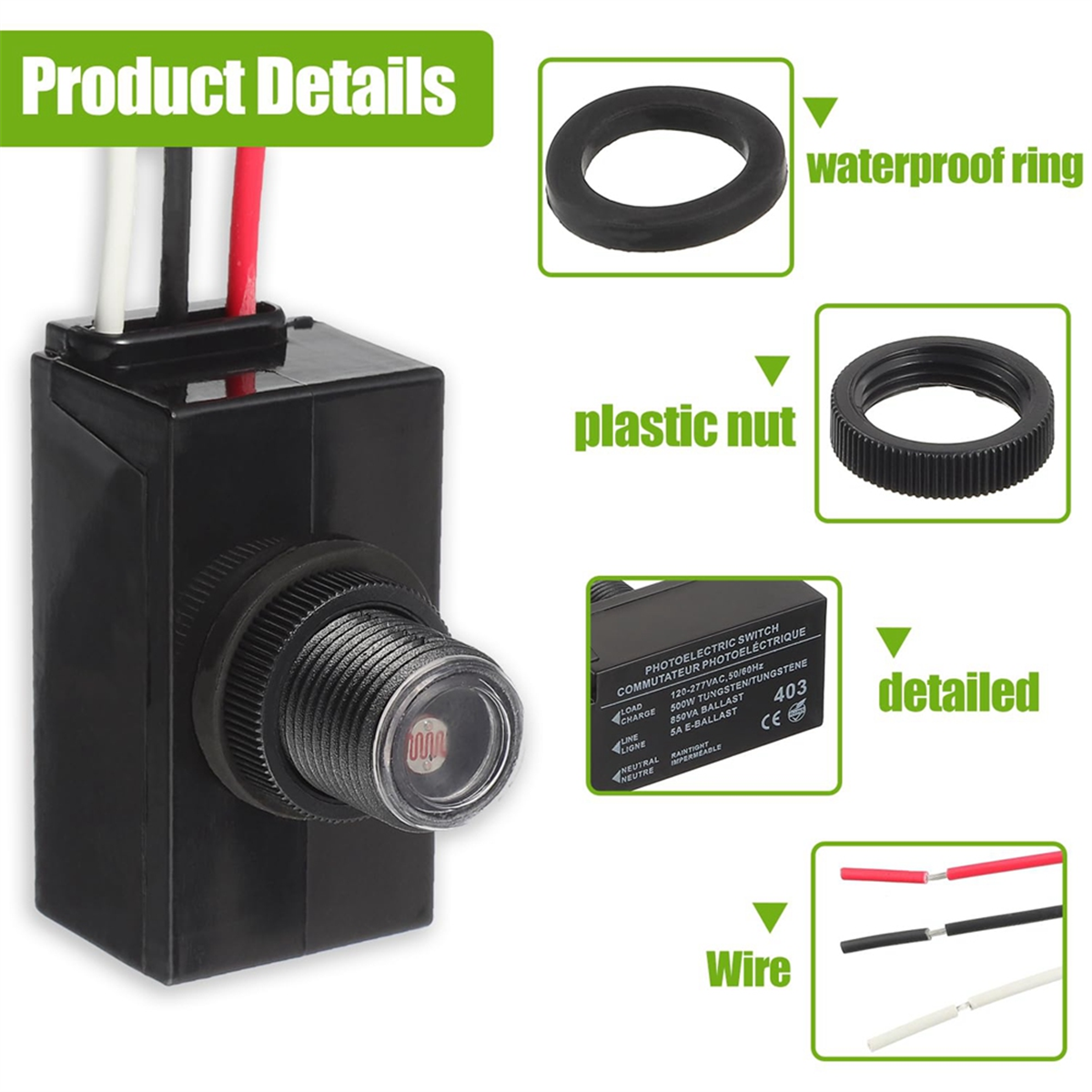 ABNJ Dusk to Dawn Sensor for O - Photocell Outdoor Lighting 评论和价格