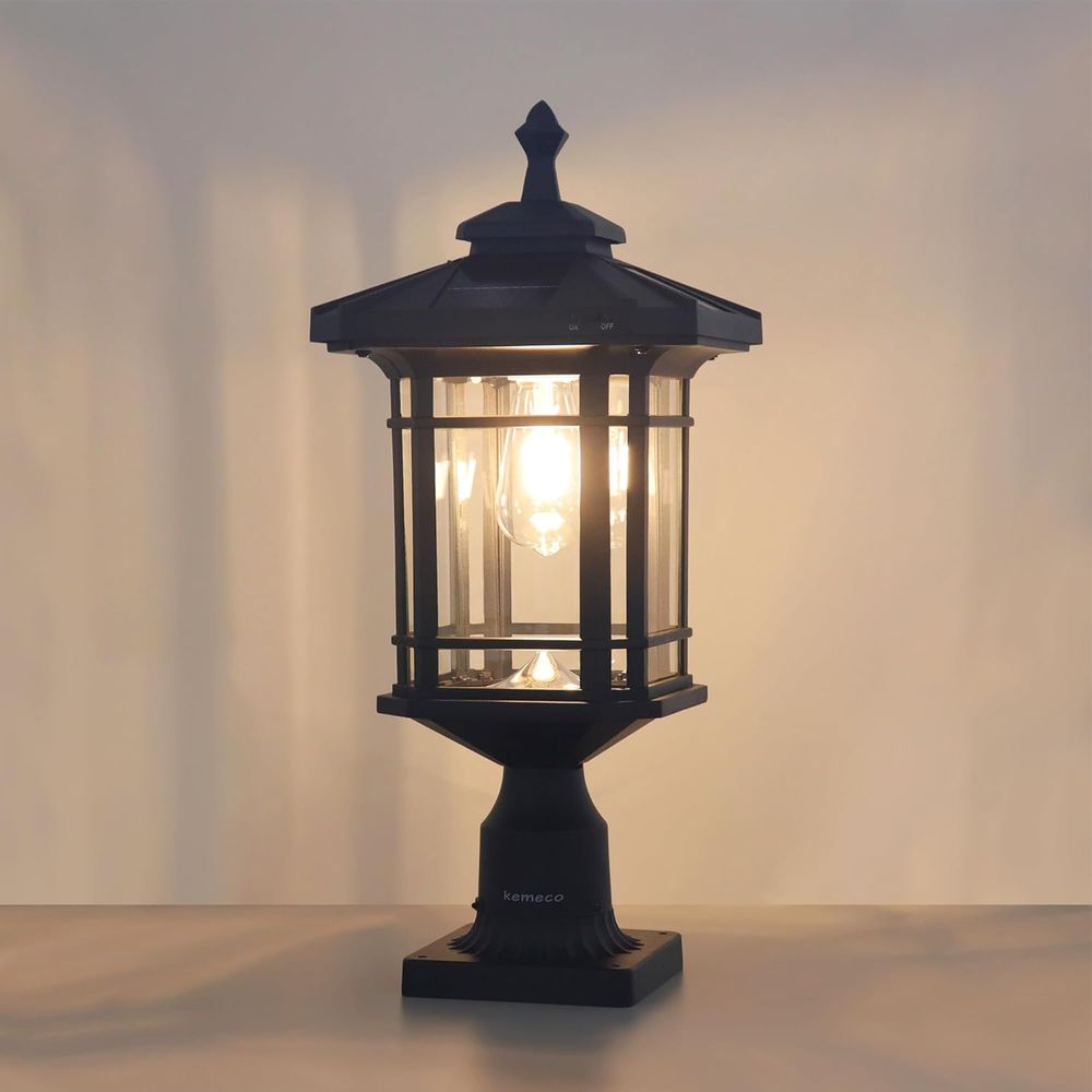 Solar Post Light Outdoor, ST43 - Outdoor Lighting Dusk To Dawn 评论和价格