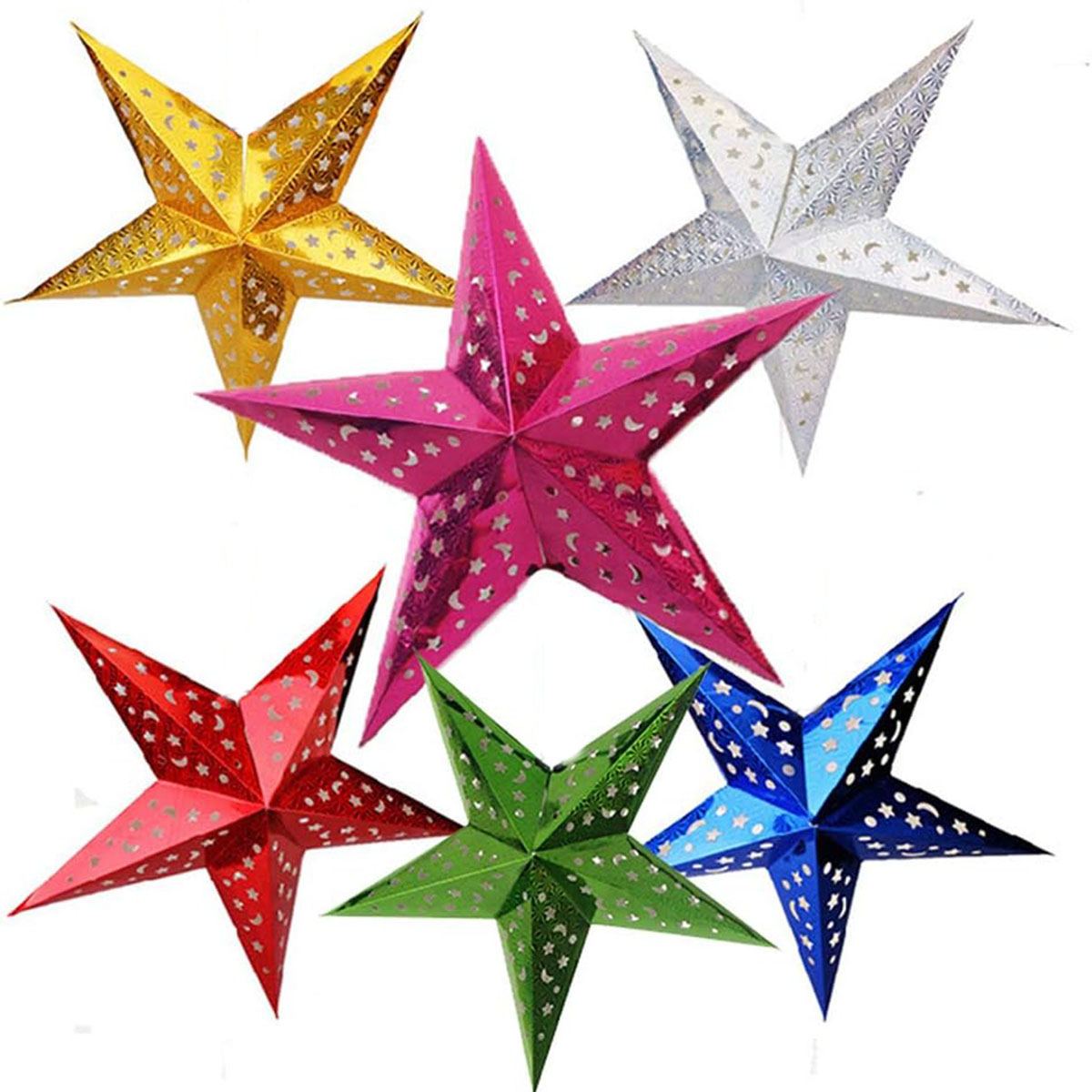 1PCX30cm Out Star Hanging Pend - Outdoor Lighting Pendant 评论和价格