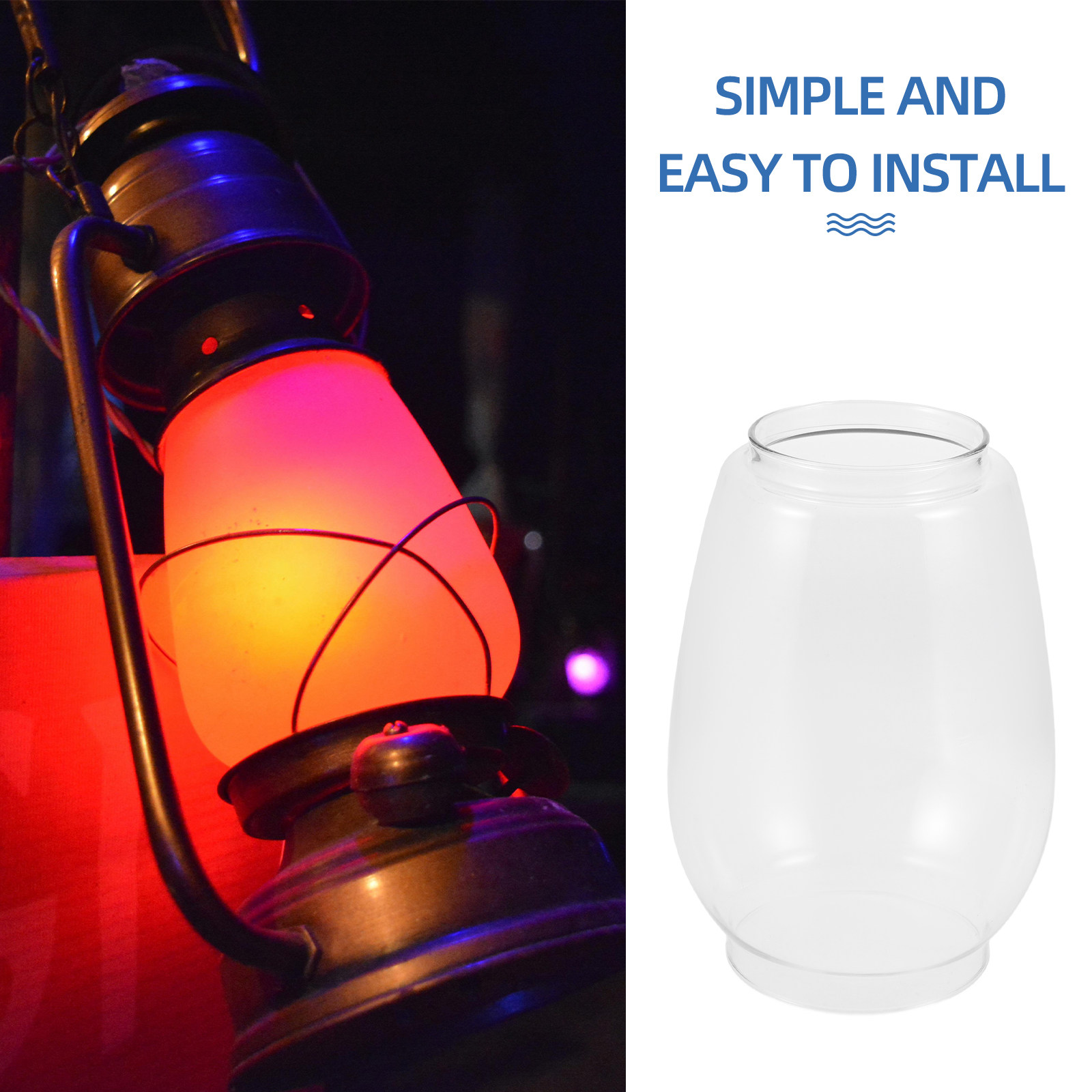 Clear Glass Lantern Globes for - Outdoor Lighting Pendant 评论和价格