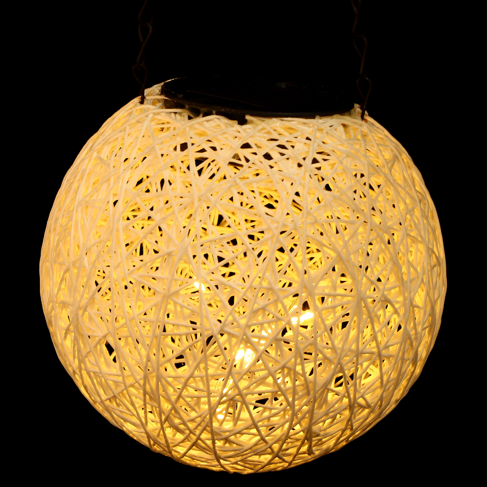 1Pcs Solar Rattan Ball Light O - Outdoor Lighting Pendant 评论和价格