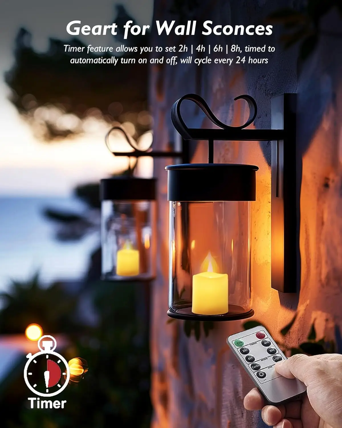 400+ Hour Remote Control LED C - Outdoor Lighting Remote Control 评论和价格