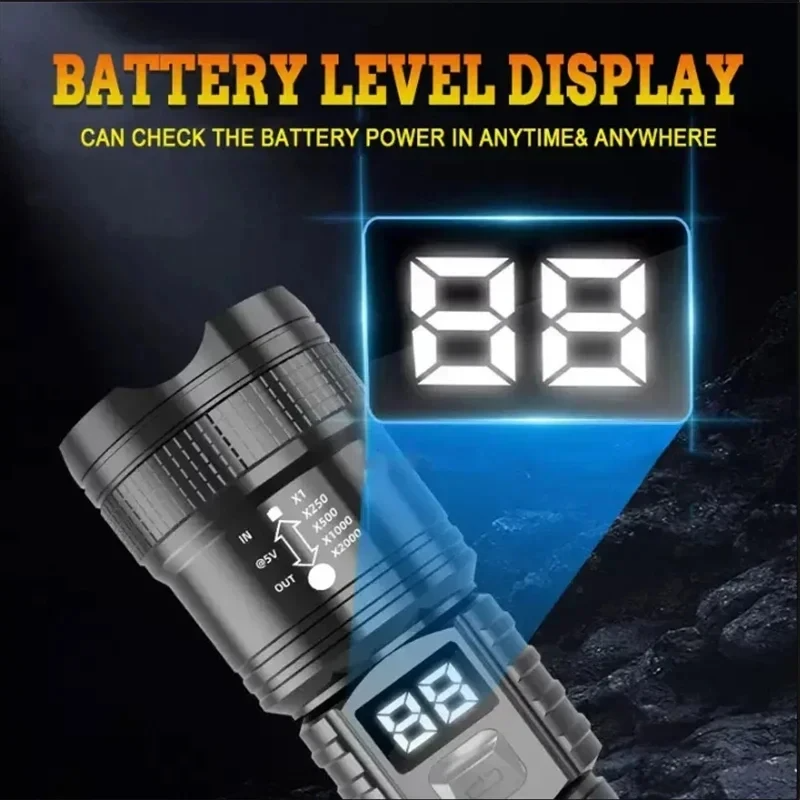 P50 High Brightness Flashlight - Outdoor Lighting Construction 评论和价格
