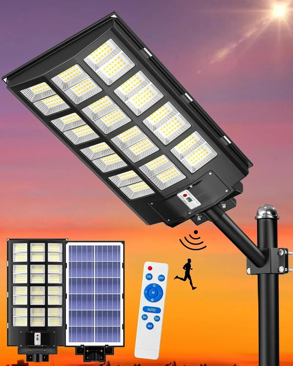 BestsellerSL-6000W Solar Stree - Outdoor Lighting Dusk To Dawn 评论和价格