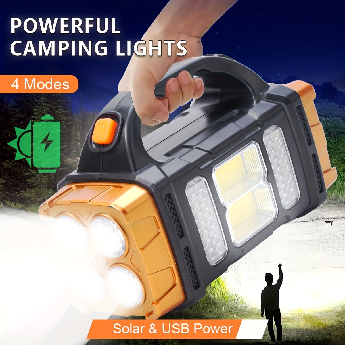 New Upgrade Rechargeable High  - Photocell Outdoor Lighting 评论和价格