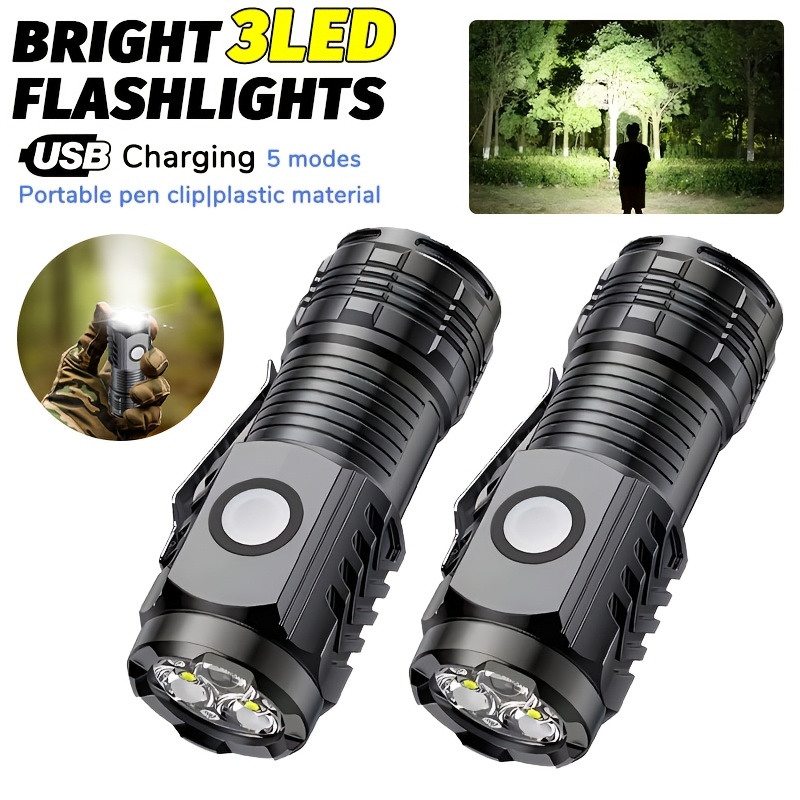 Portable Mini LED Handheld Fla - Outdoor Lighting Construction 评论和价格