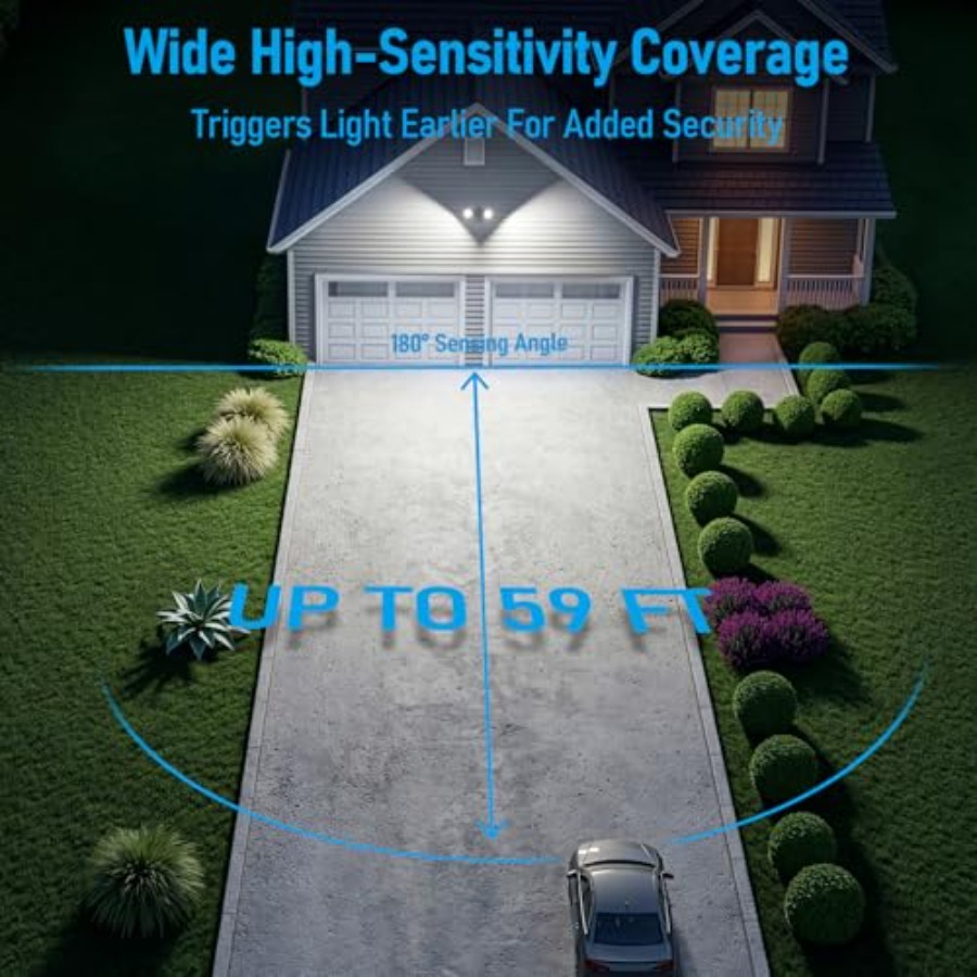 3CCT LED Security Light Motion - Outdoor Lighting Dusk To Dawn 评论和价格