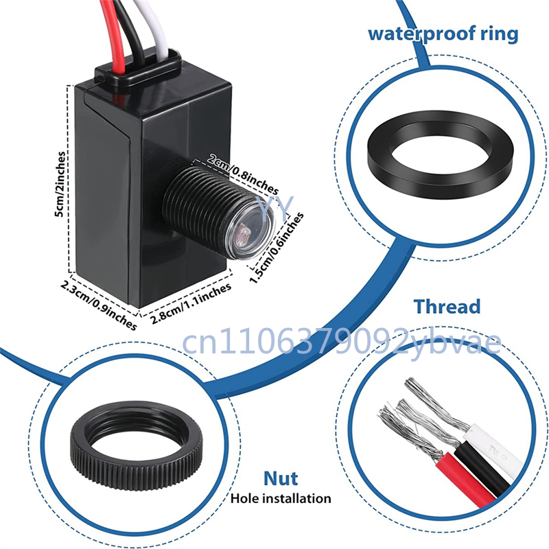 6 Packs Dusk to Dawn Sensor Fo - Outdoor Lighting Dusk To Dawn 评论和价格