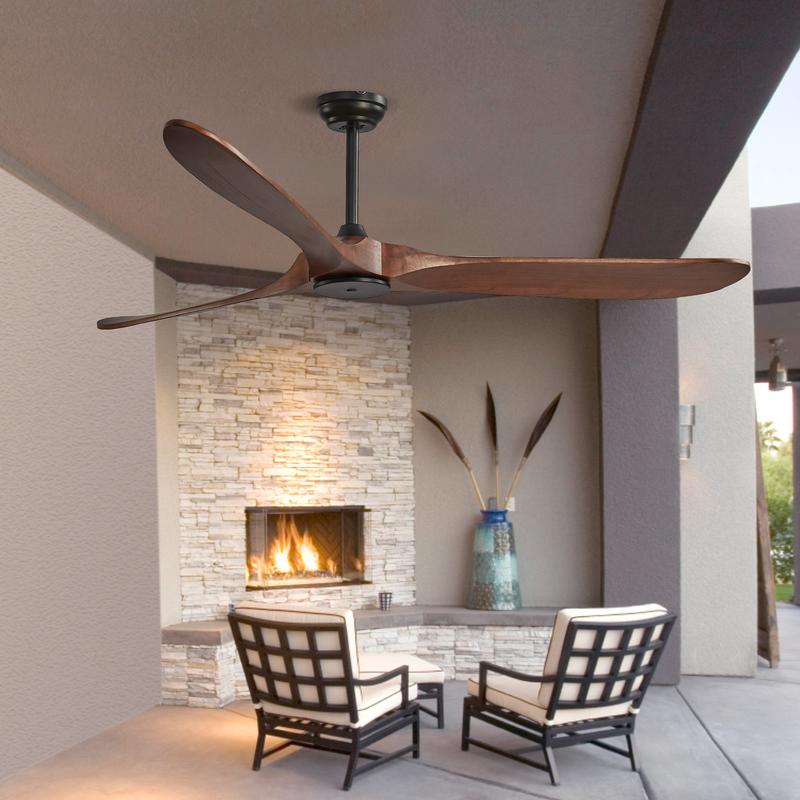 72 Inch Ceiling Fan without Li - Outdoor Lighting Remote Control 评论和价格