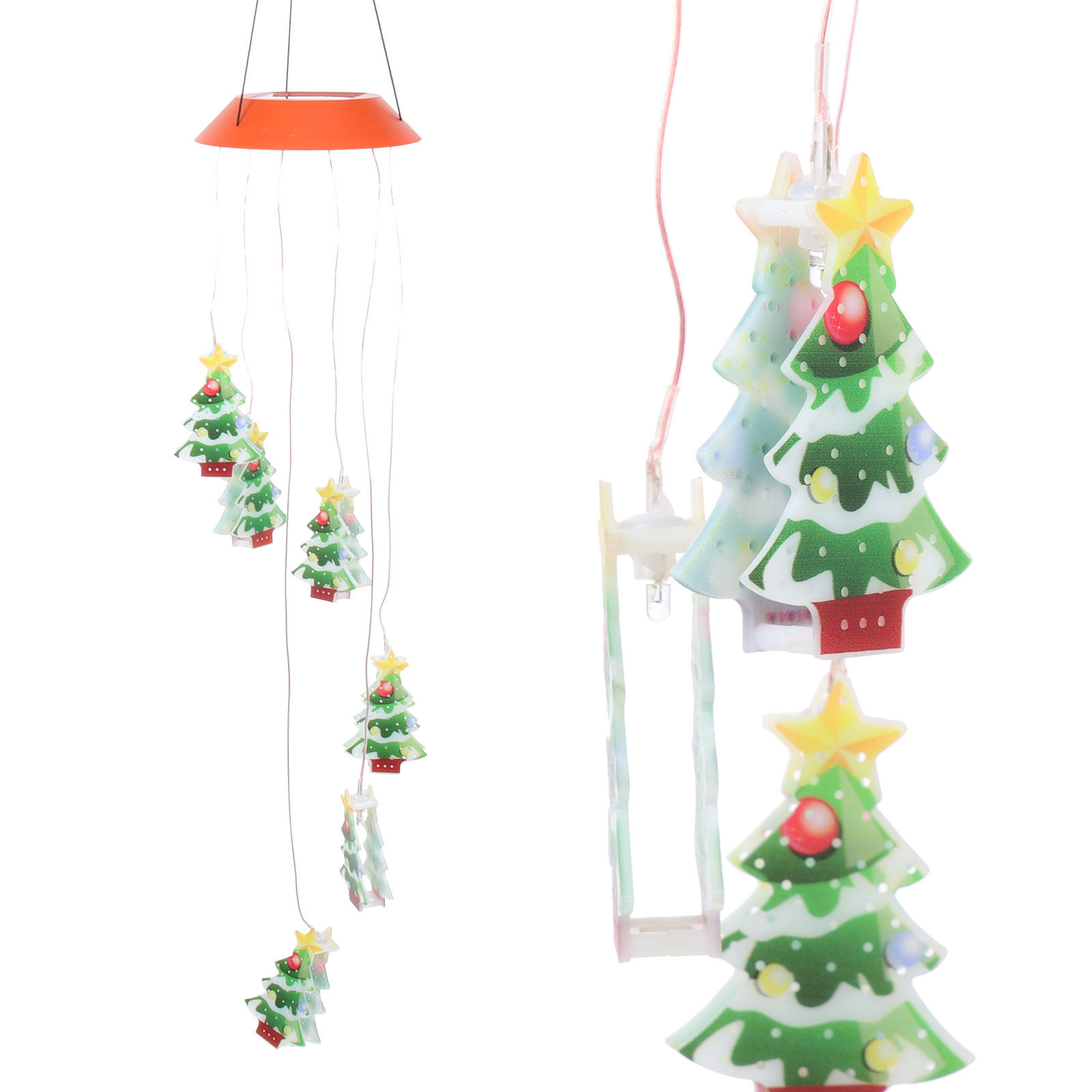 Christmas Tree Solar Lamp Chim - Outdoor Lighting Pendant 评论和价格