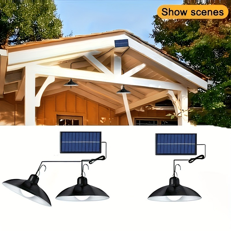 1pc Solar Pendant Light Outdoo - Outdoor Lighting Pendant 评论和价格