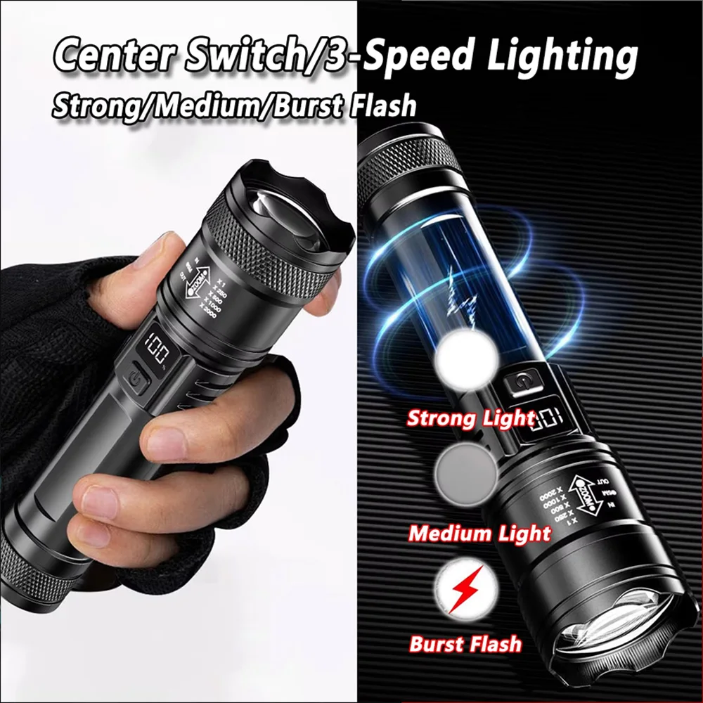 Rechargeable LED Flashlight Zo - Outdoor Lighting Construction 评论和价格
