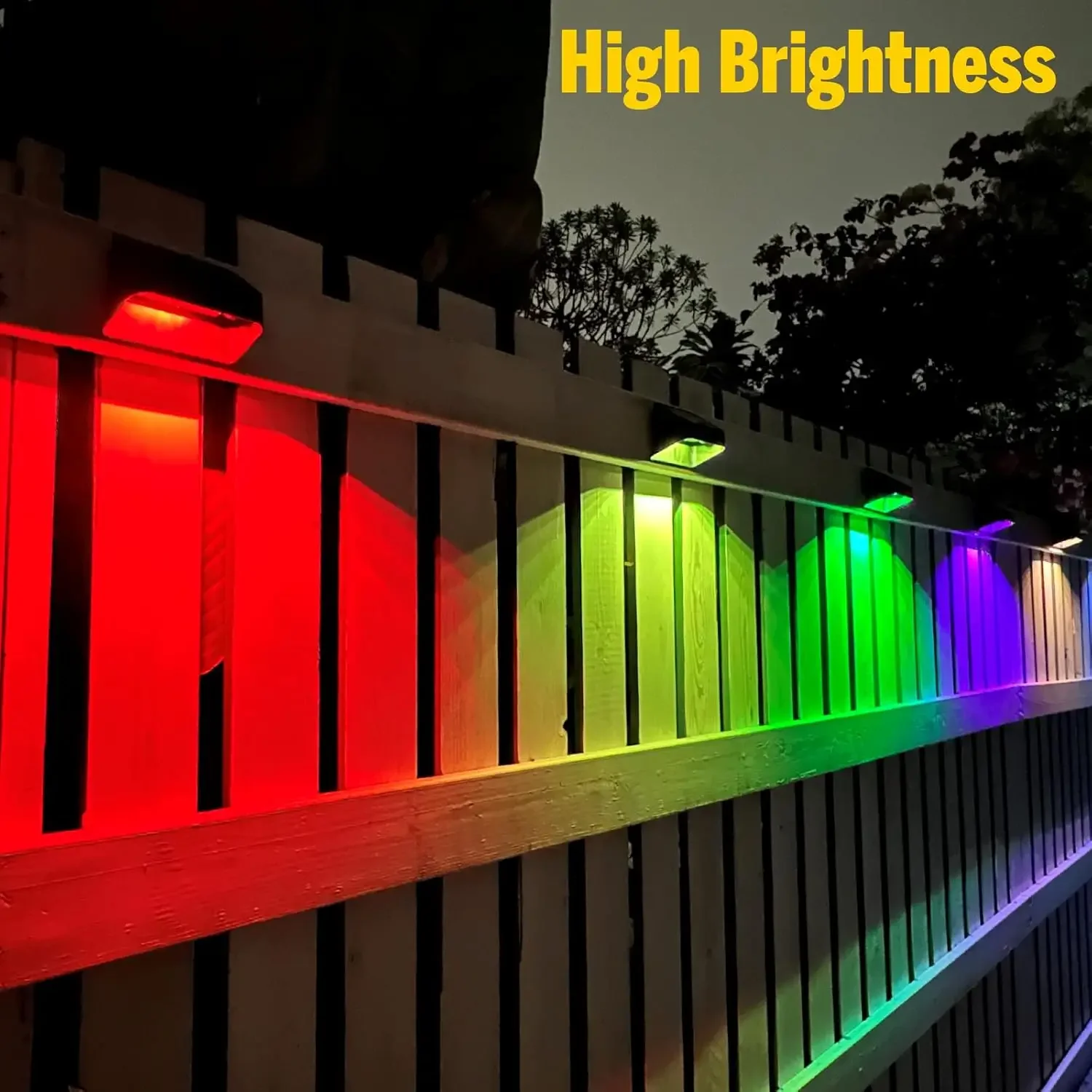 Brighter Solar Fence Lights 18 - Outdoor Lighting Dusk To Dawn 评论和价格
